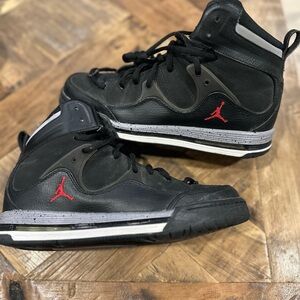 Nike Kids Shoes Black and Red